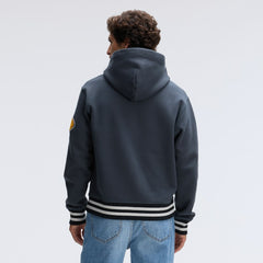 Pittsburgh Steelers IconicFleece Tipped Hoodie - Charcoal - Fanatics
