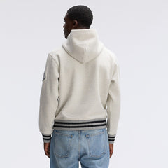 Las Vegas Raiders IconicFleece Tipped Hoodie - Oatmeal - Fanatics