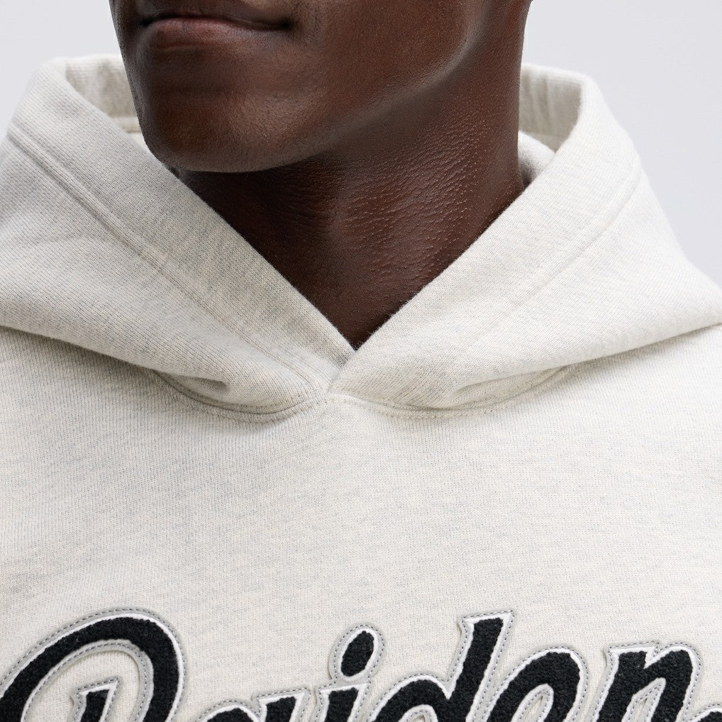 Las Vegas Raiders IconicFleece Tipped Hoodie - Oatmeal - Fanatics