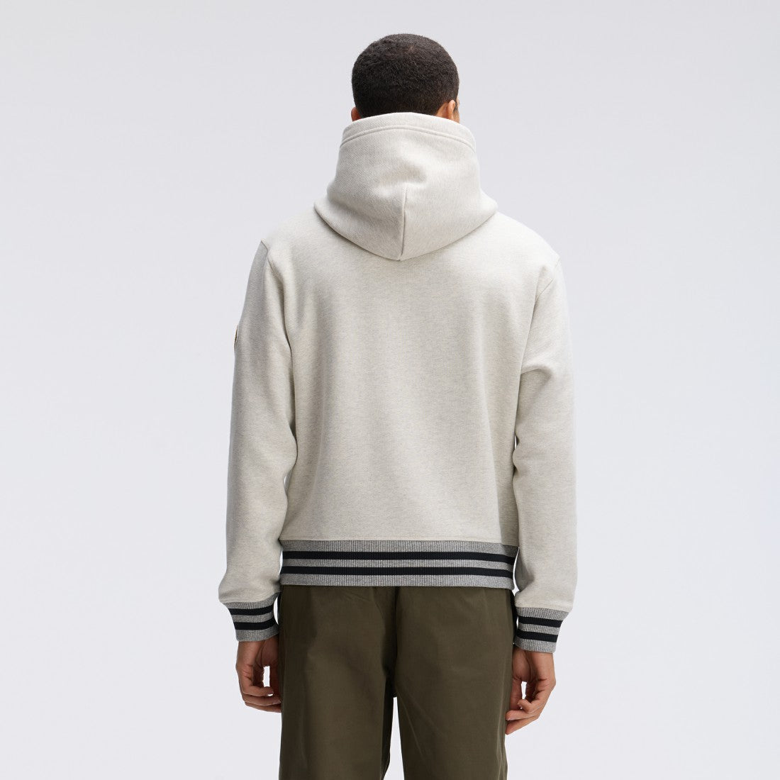 Green Bay Packers IconicFleece Tipped Hoodie - Oatmeal - Fanatics
