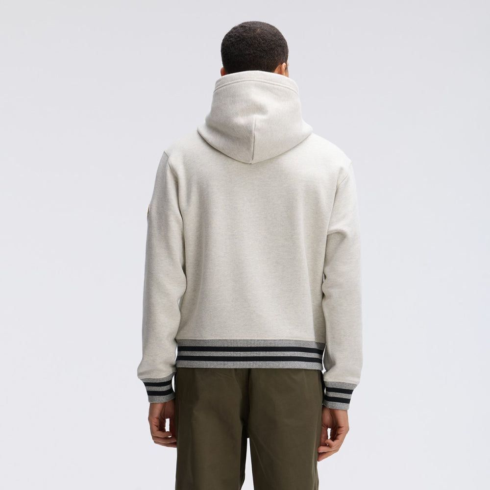 Green Bay Packers IconicFleece Tipped Hoodie - Oatmeal - Fanatics