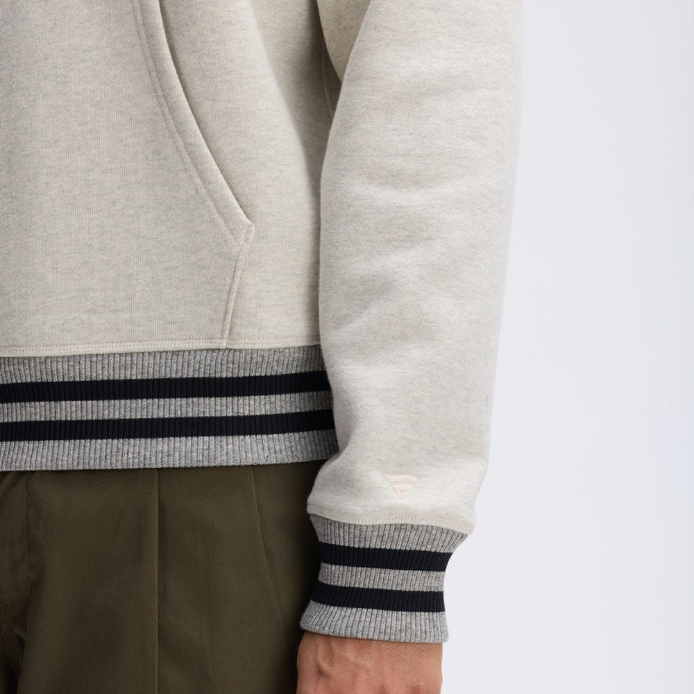 Green Bay Packers IconicFleece Tipped Hoodie - Oatmeal - Fanatics