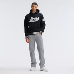 Detroit Lions IconicFleece Tipped Hoodie - Black - Fanatics