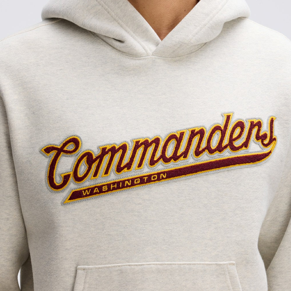 Washington Commanders IconicFleece Tipped Hoodie - Oatmeal - Fanatics