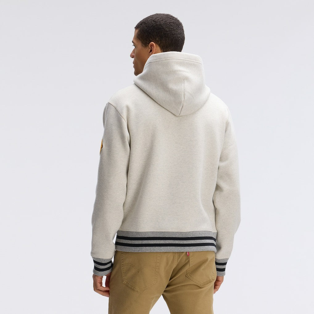 Washington Commanders IconicFleece Tipped Hoodie - Oatmeal - Fanatics