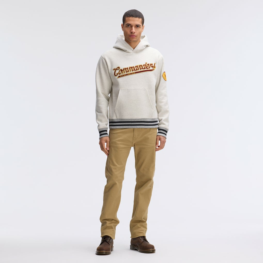 Washington Commanders IconicFleece Tipped Hoodie - Oatmeal - Fanatics