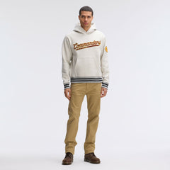 Washington Commanders IconicFleece Tipped Hoodie - Oatmeal - Fanatics