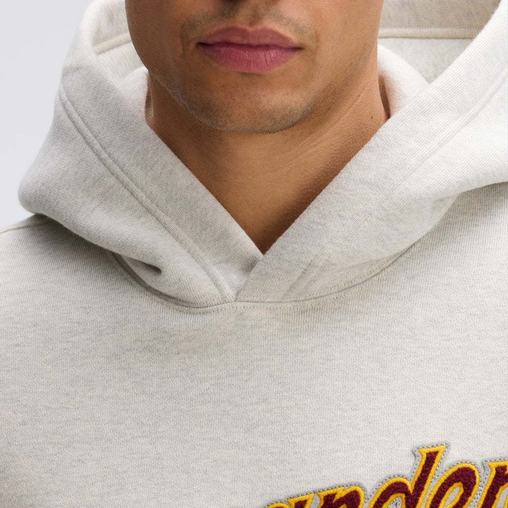Washington Commanders IconicFleece Tipped Hoodie - Oatmeal - Fanatics