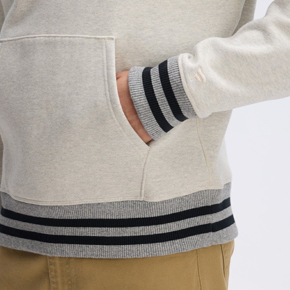 Washington Commanders IconicFleece Tipped Hoodie - Oatmeal - Fanatics