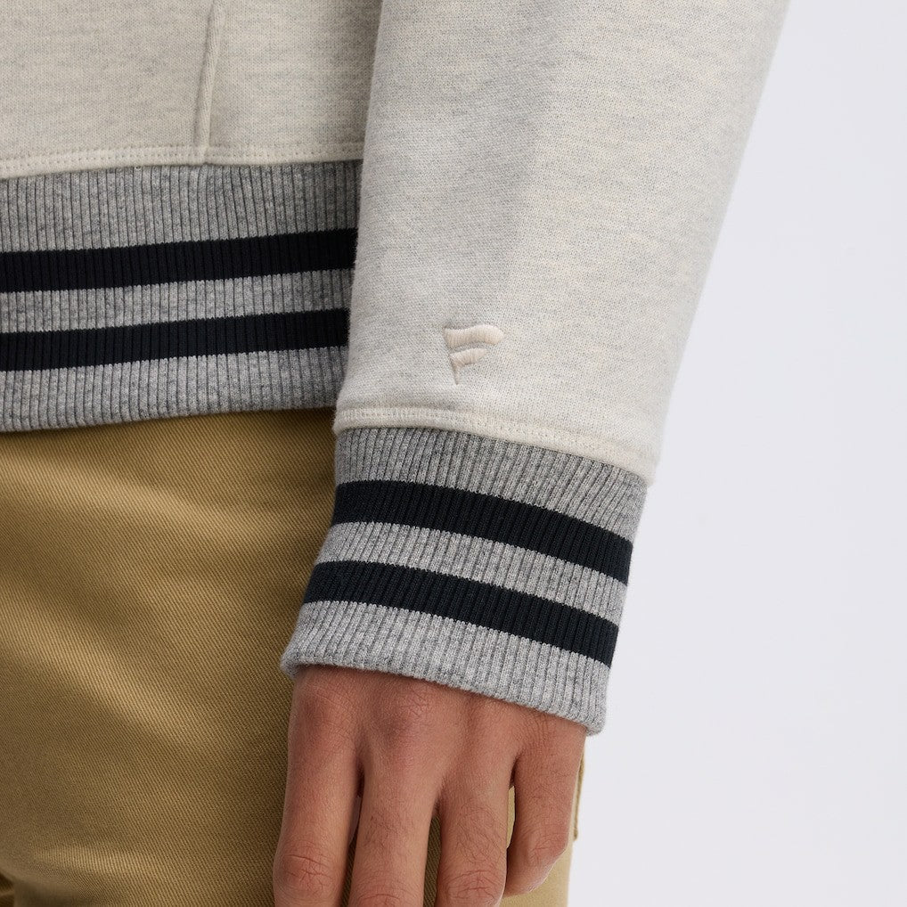 Washington Commanders IconicFleece Tipped Hoodie - Oatmeal - Fanatics