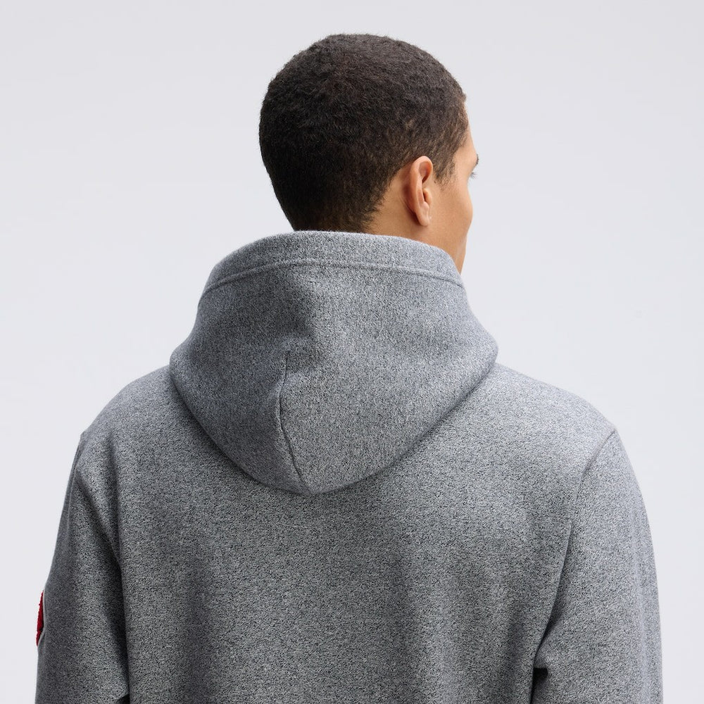 Kansas City Chiefs IconicFleece Tipped Hoodie - Athletic Heather Gray - Fanatics