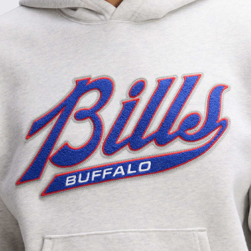 Buffalo Bills IconicFleece Tipped Hoodie - Heather Gray - Fanatics