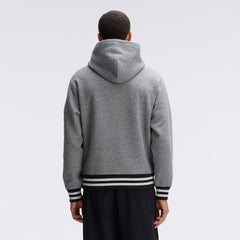 Chicago Bears IconicFleece Tipped Hoodie - Athletic Heather Gray - Fanatics