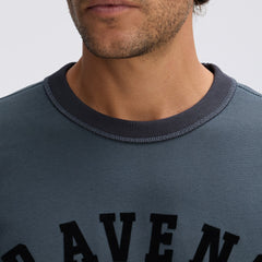 Baltimore Ravens IconicFleece Short Sleeve Sweatshirt - Charcoal - Fanatics