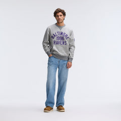 Baltimore Ravens IconicFleece Pocket Sweatshirt - Heather Gray - Fanatics
