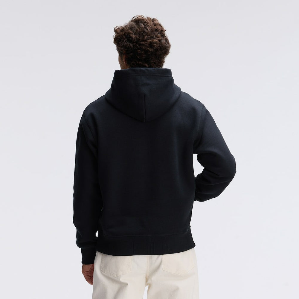 Baltimore Ravens IconicFleece Flocked Hoodie - Black - Fanatics
