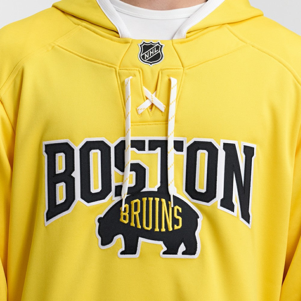 Boston Bruins Fanatics 2026 NHL Stadium Series Lace Up Hoodie - Gold | Fanatics online