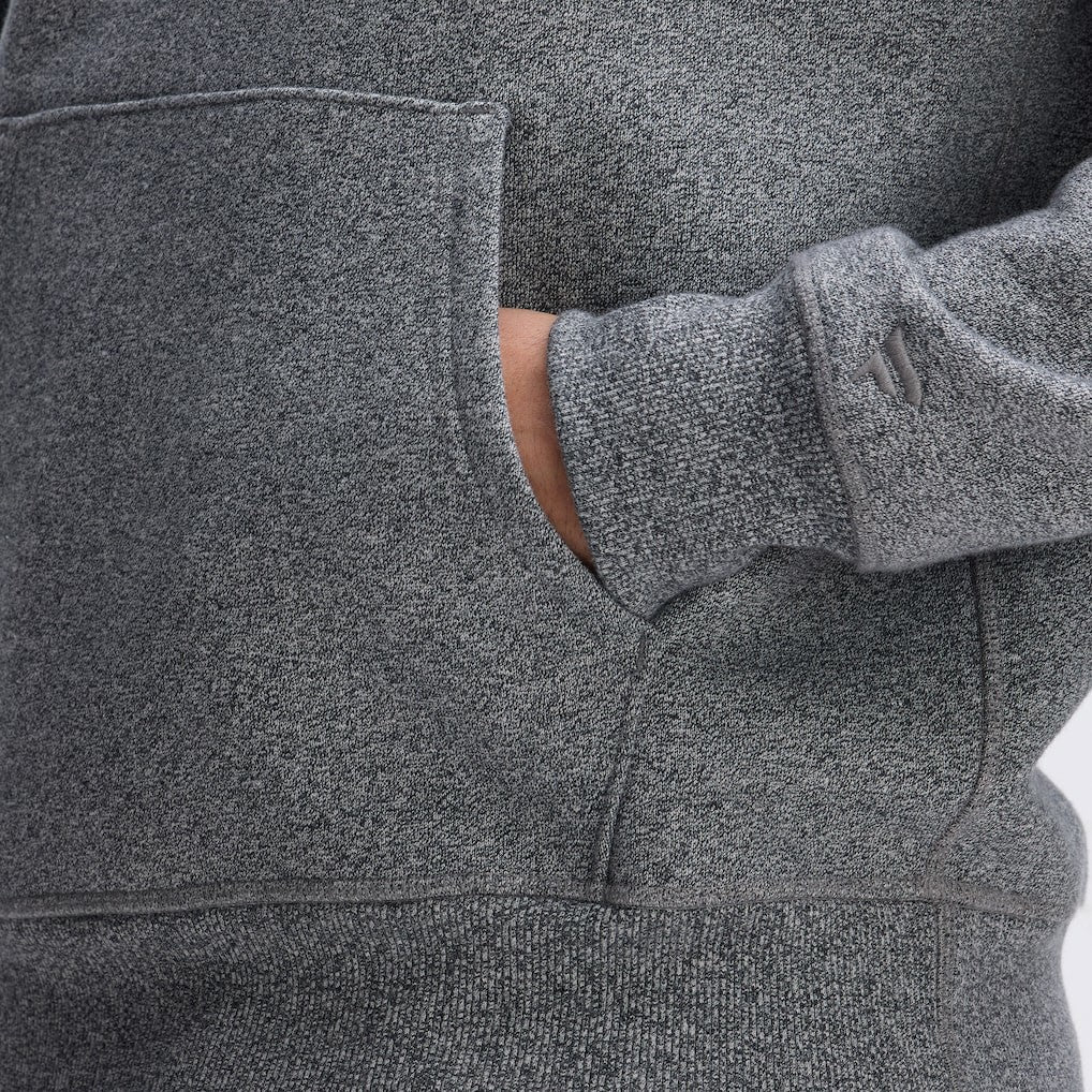 Washington Commanders IconicFleece Letterman Hoodie - Athletic Heather Gray - Fanatics