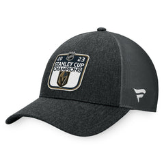 Vegas Golden Knights Fanatics 2023 Stanley Cup Champions Locker Room Adjustable Hat - Charcoal | Fanatics Clearance