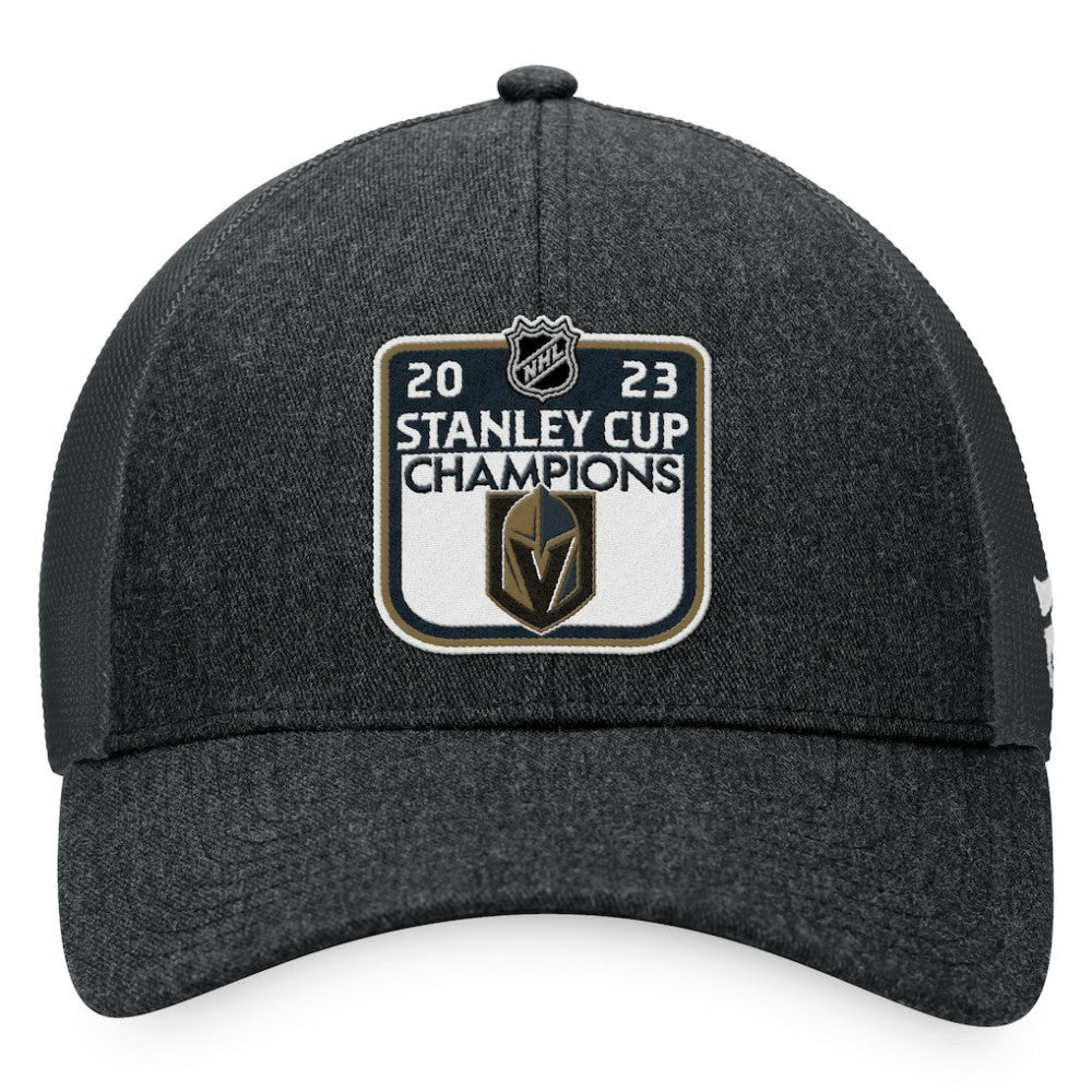 Vegas Golden Knights Fanatics 2023 Stanley Cup Champions Locker Room Adjustable Hat - Charcoal | Fanatics Clearance