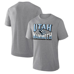 Utah Mammoth Fanatics Tribute Tri-Blend T-Shirt - Heather Gray | Fanatics on sale