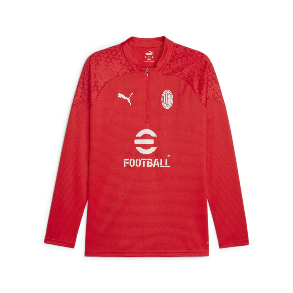 Puma - AC Milan 2023/24 Quarter-Zip Training Top - Red