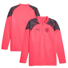 Puma - Manchester City 2023/24 Quarter-Zip Training Top - Red