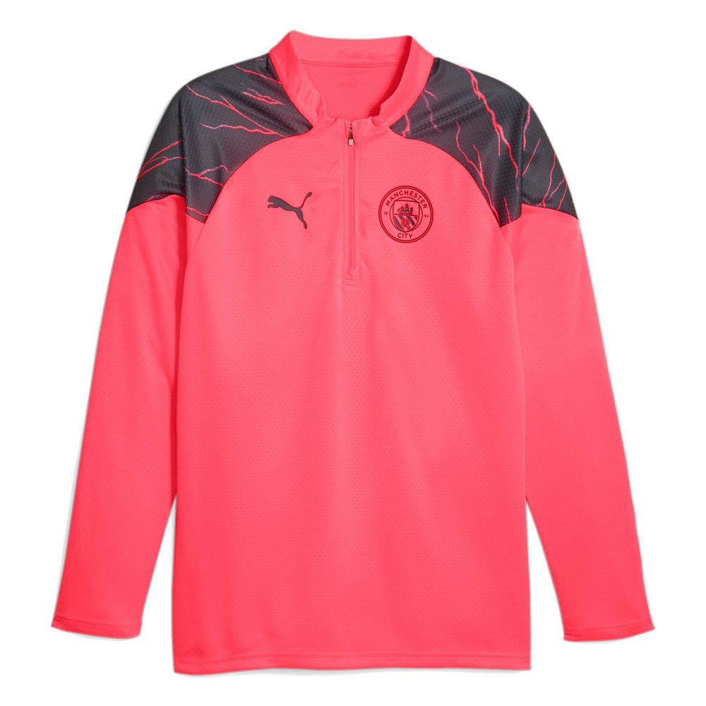 Puma - Manchester City 2023/24 Quarter-Zip Training Top - Red