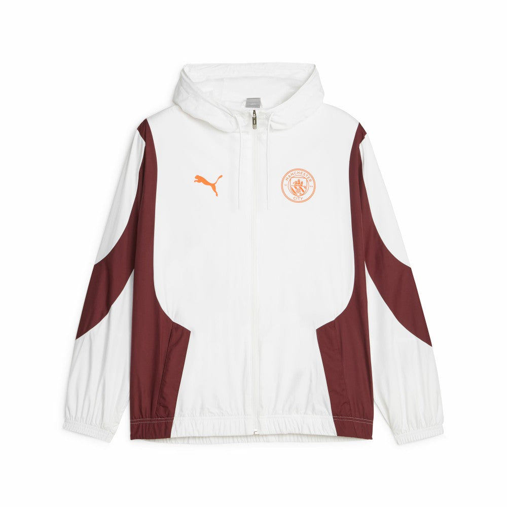 Puma - Manchester City 2023/24 Pre-Match Anthem Full-Zip Hoodie Jacket - White
