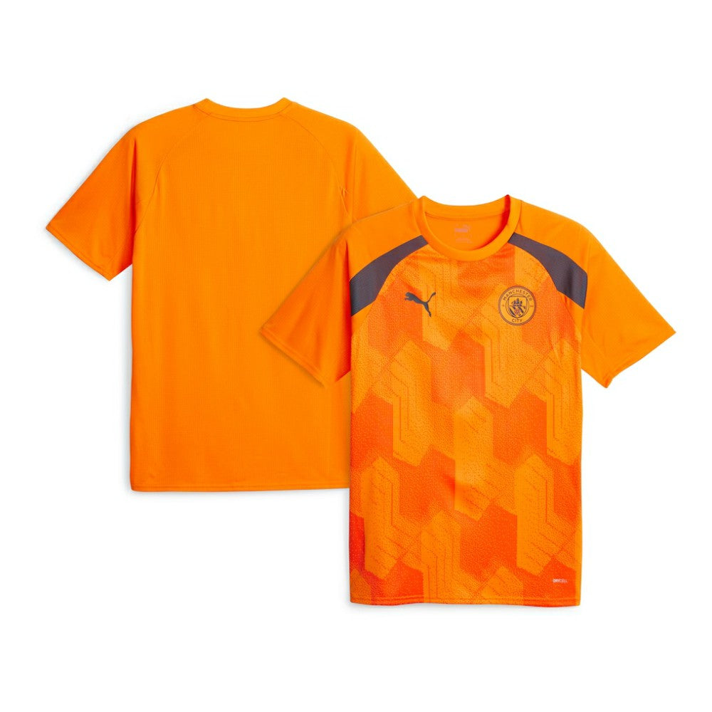 Puma - Manchester City 2023/24 Pre-Match Jersey - Orange