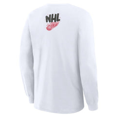 Detroit Red Wings Fanatics Star Helmet Legacy Long Sleeve T-Shirt - White | Fanatics online