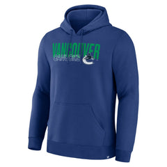 Vancouver Canucks Fanatics Net Minder Legacy Hoodie - Blue | Fanatics Clearance