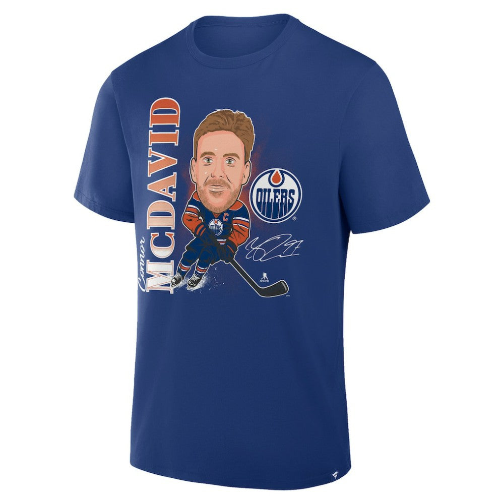Connor McDavid Edmonton Oilers Fanatics Caricature Player T-Shirt - Royal | Fanatics discount