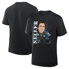 Clayton Keller Utah Mammoth Fanatics Caricature Player T-Shirt - Black | Fanatics discount