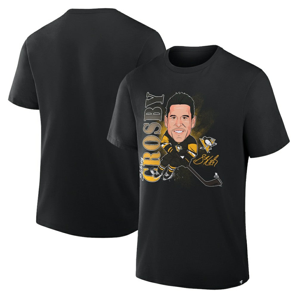 Sidney Crosby Pittsburgh Penguins Fanatics Caricature Player T-Shirt - Black | Fanatics on sale