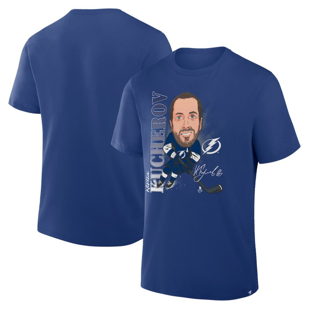 Nikita Kucherov Tampa Bay Lightning Fanatics Caricature Player T-Shirt - Blue | Fanatics online