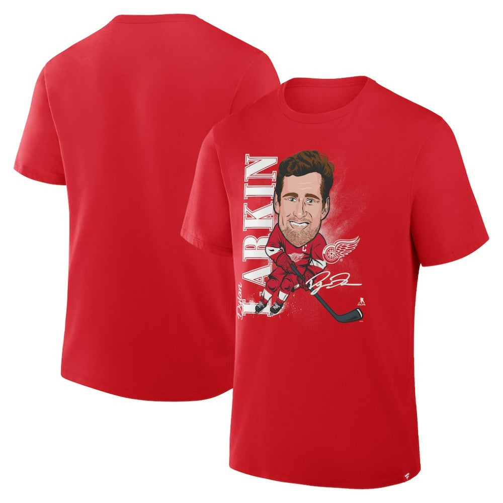 Dylan Larkin Detroit Red Wings Fanatics Caricature Player T-Shirt - Red | Fanatics Clearance