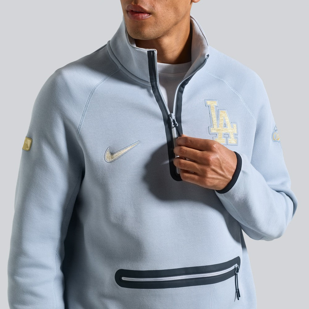 Los Angeles Dodgers Nike 2026 Gold Collection Tech Fleece Half-Zip Pullover Sale