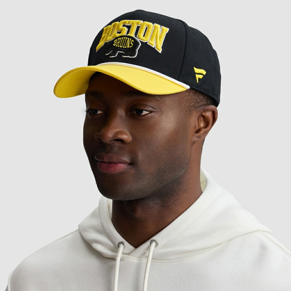 Boston Bruins Fanatics 2026 NHL Stadium Series Authentic Pro A-Frame Adjustable Hat - Black | Fanatics discount