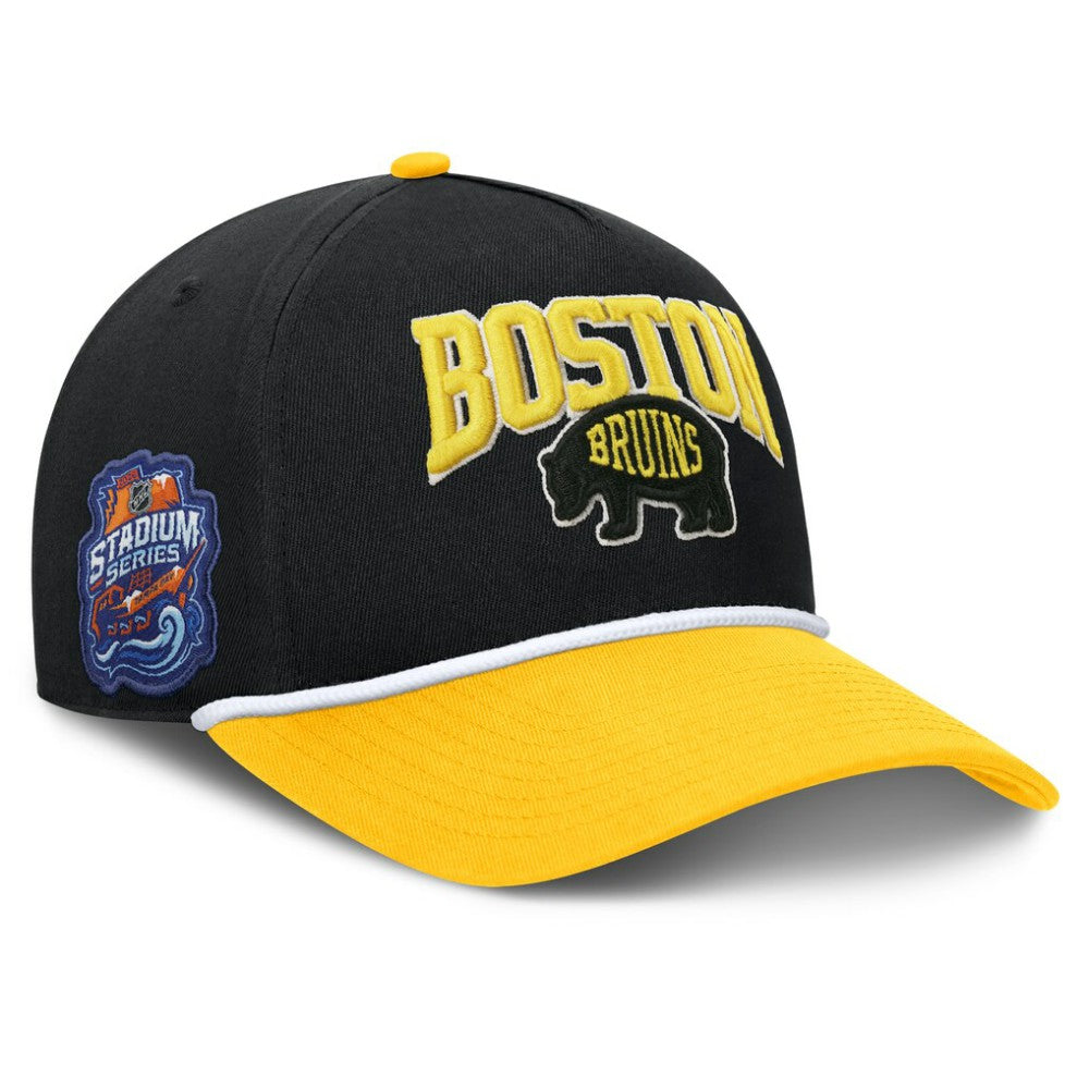 Boston Bruins Fanatics 2026 NHL Stadium Series Authentic Pro A-Frame Adjustable Hat - Black | Fanatics discount