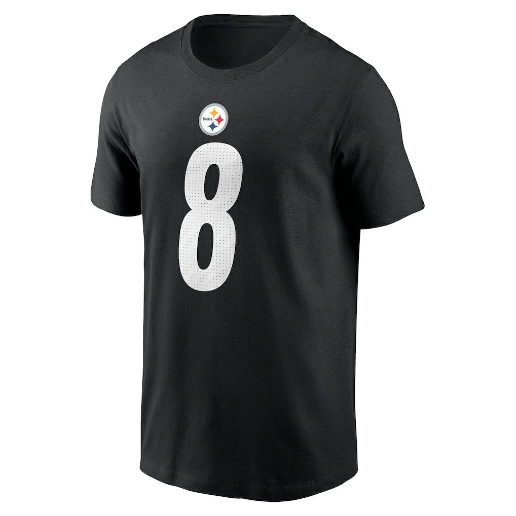 Aaron Rodgers Pittsburgh Steelers Name & Number T-Shirt - Black - Nike
