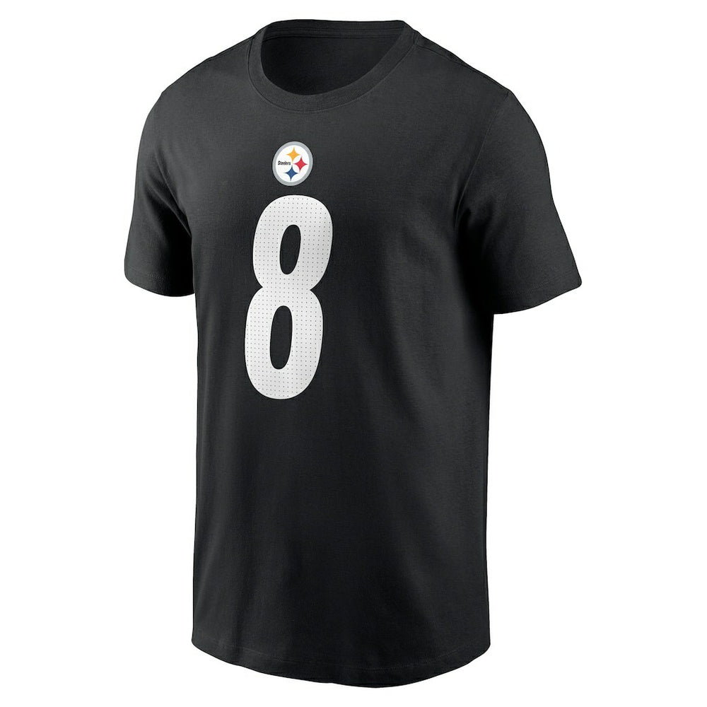Aaron Rodgers Pittsburgh Steelers Name & Number T-Shirt - Black - Nike