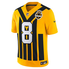 Aaron Rodgers Pittsburgh Steelers Alternate Vapor F.U.S.E. Limited Jersey - Gold - Nike