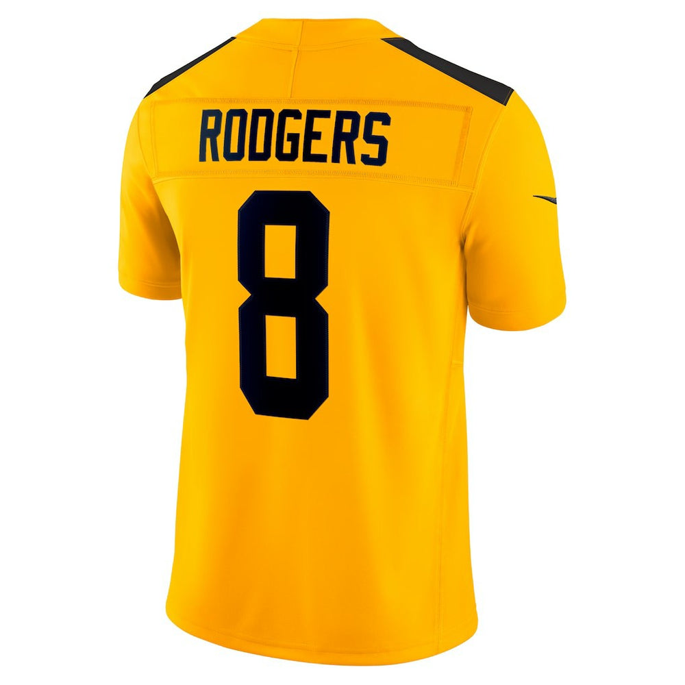 Aaron Rodgers Pittsburgh Steelers Alternate Vapor F.U.S.E. Limited Jersey - Gold - Nike