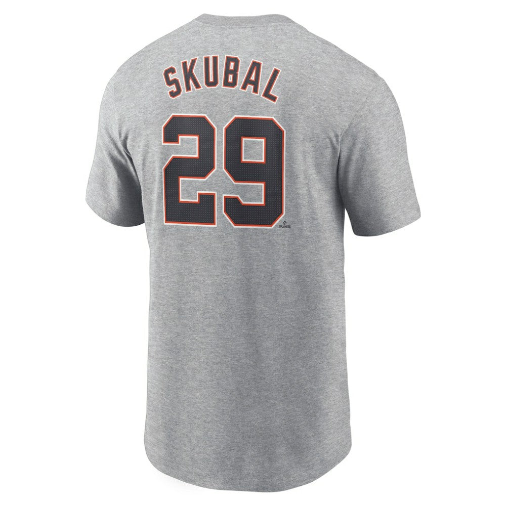 Tarik Skubal Detroit Tigers Nike Fuse Name & Number T-Shirt Sale