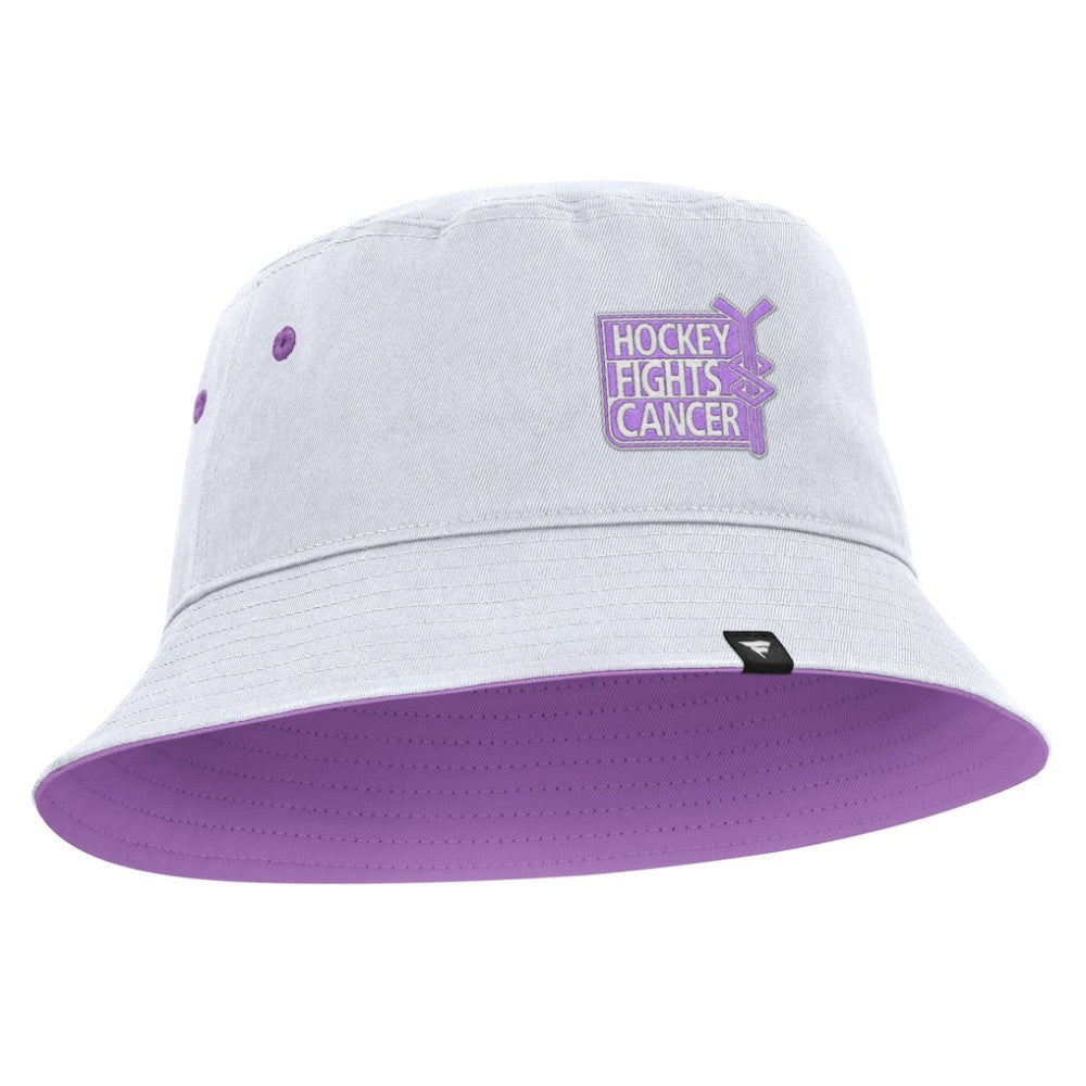 Tampa Bay Lightning Fanatics Hockey Fights Cancer Bucket Hat - White | Fanatics Clearance