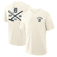 Detroit Tigers Fanatics Nostalgia Stadium Slub T-Shirt Outlet
