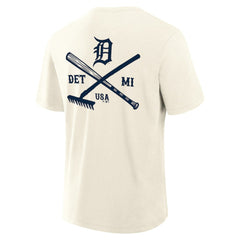 Detroit Tigers Fanatics Nostalgia Stadium Slub T-Shirt Outlet