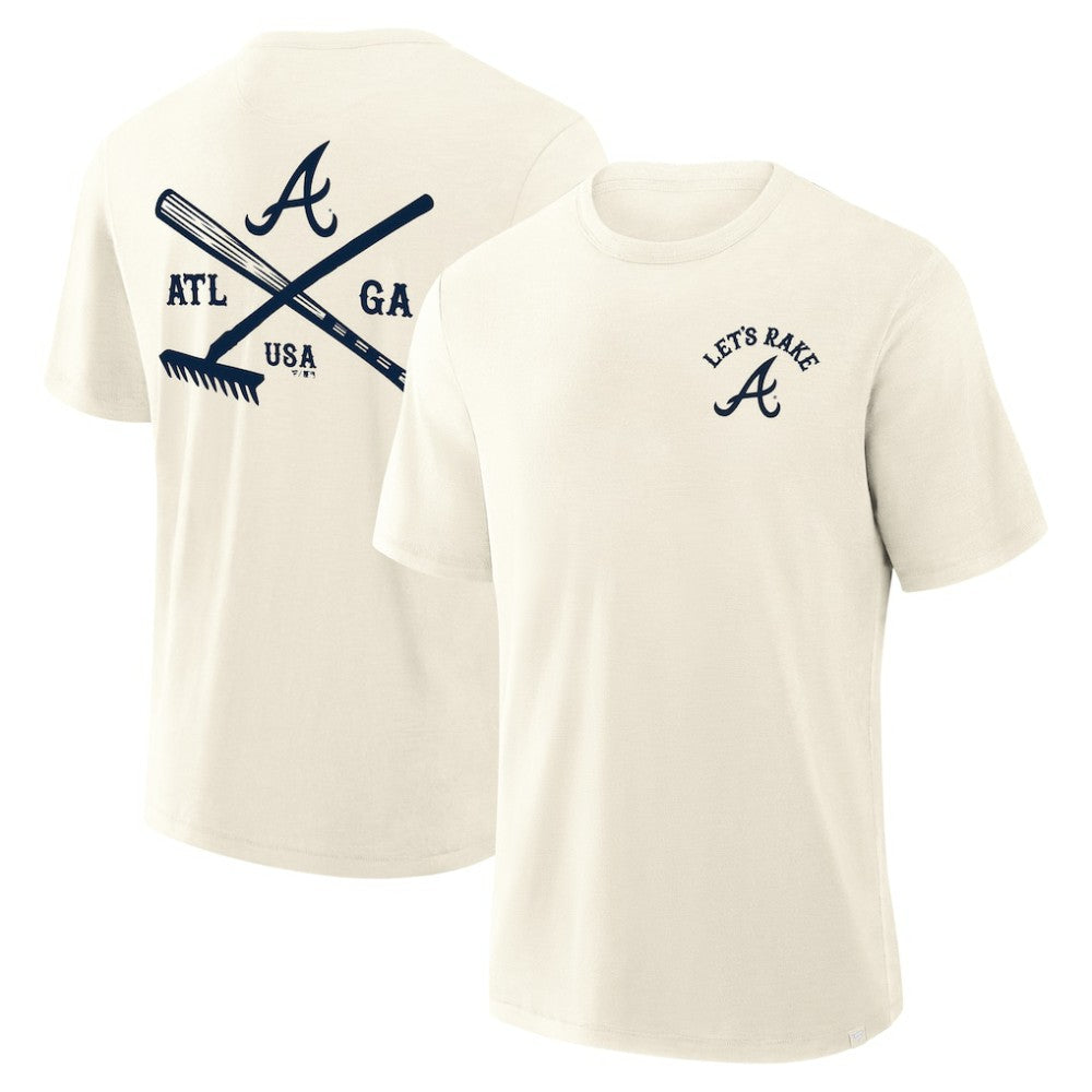 Atlanta Braves Fanatics Nostalgia Stadium Slub T-Shirt Sale