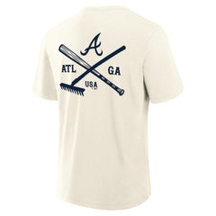 Atlanta Braves Fanatics Nostalgia Stadium Slub T-Shirt Sale